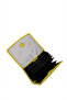 Unisex Genuine Leather Yellow Card Holder - 3