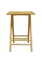 Folding Garden Table 55x55x75 cm Bamboo - 2