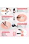 Lash Kit for Eyelash Extension Beginners Kit practice with Eyelash Glue,primer,foam wash tweezer - 3