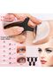 Lash Kit for Eyelash Extension Beginners Kit practice with Eyelash Glue,primer,foam wash tweezer - 5