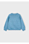 Girl's Set |   Blue 3D Floral Sweater & Navy Blue Palazzo Pants |   4-10 Years Old - 3