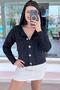 Prive Bearded Hooded Cardigan 6P028