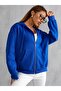 Unisex 2 Thread Ribbed Kangaroo Pocket Hooded Zip-Up Cardigan / Sweatshirt - 4