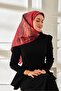 Tivil Silk Scarf Ist 11484 - 26 Pomegranate Flower Striped Pattern - 3