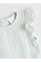 Ruffled Baby Girl Muslin Blouse and Pants - 3