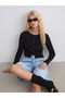 Two Mt Shop Quality Xside Black Knitwear Plain Women's Cardigan