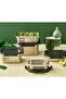 Stainless Steel Rectangular Container 400ml – Four-Side Locking Lid, Oven & Freezer Safe - 4