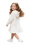 Girl's Dress with Ruffled Skirt and Character Print - 2