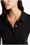 Slim Fit Gold Tone Button Polo T-Shirt - 2
