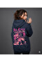 Lenithra All Eyez on Me Back Printed Unisex Oversize Smoked Hoodie - 3