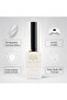3D Snow White Cat Eye Gel Polish – 15ml UV/LED Soak-Off Shimmer Gel, Long-Lasting Gloss Nail Art - 3
