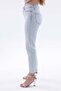 Sparkling Stone Detailed High Waist Mom Fit Jean Trousers - 2
