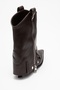 LOLA Brown Zippered Pointed Toe Women's Heeled Boots - 5