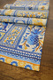 40X140Cm Woven Stain Resistant Printed Thai Feather Fabric Table Cloth Decorative Runner Washable - 4
