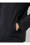 جاكيت رجالي أسود سادة قصة فضفاضة بغطاء رأس - 5