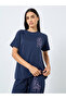 LA Graphic Dropped Shoulder T-Shirt and Pyjama Set - 3