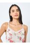 Floral Print Babydoll with Lace Detail - 3