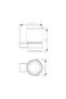 Milano Plus Andy Tumbler Holder | Stainless Steel Bath Accessory | 5-Year Warranty - 2