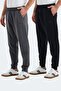 Valerie Set of 2 Men's Black - Dark Gray Sweatpants
