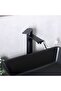 Milano Lemo Tall Mixer Tap | Matt Black Bath Faucet | Brass | 5 Year Warranty - 3
