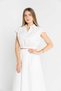 Solid Short Sleeve Crop Top