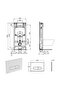 Ideal Standard Eco 2.0 Concealed Tank & Push Plate | Durable Metal WC Accessories - 3
