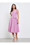 Buttoned Sleeveless Blazer Midi Dress - 3