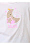 Girls Graphic Print T-Shirt and Flare Pants Set - 3