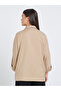 Women Beige Relaxed Fit Shirt with Taping Sleeve - 4
