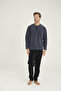 100% Polyester Men's Midi Collar Tracksuit Set - 5
