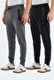 Varuna Set of 2 Men's Black - Dark Gray Sweatpants