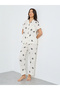 Pack of 3 - Bow Print Cotton Shirt, Shorts and Pyjama - 2
