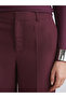 Burgundy Standard Fit Women's Trousers - 3