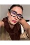 Tor Cornered Black Unisex Women Men Blue Light Protection Glasses Glass Changes