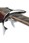 GERUI Capo Shark Capo Made of Zinc Alloy for Acoustic and Electric Guitars, Ukulele 6+12 Strings - 4