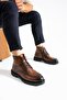 Men's Brown Genuine Leather Boots - 3