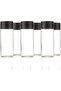 6-Pack 8oz glass Juice Bottles Reusable Water Bottles to work great as Sensory Bottles and Smoo - 2