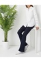 Spanish Flare Pants A1106 Navy Blue - 3