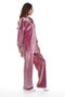 Women's Velvet Shirt Pants Powder Set - 3