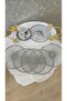 Set of 6 Stylish Presentation Guipure Tulle Napkins for Coffee Side - 4
