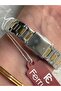 Silver and Gold Color Functional Women's Watch - 4