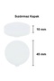 4 Pcs 250 ml Clear Jug with White Plastic Lid for Milk, Ayran, Water, Lemonade, Soft Drink Bottle Glass Bottle - 3
