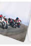 4-10 Years Old Boys' Motorcycle Racing Printed Crew Neck Long Sleeve T-Shirt |   100% Cotton - 6