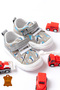 Genuine Leather Orthopedic Sole-Stitched Baby Boy First Step Shoes - Wide Fit - 3