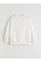 Plus New Season Crew Neck Bow Printed Girls' Sweatshirt - 6