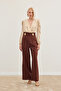 Pants with Waist Accessories - Brown - 5