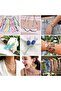7500+ Pcs Glass Seed Beads for Bracelets Making Kit including 300pcs Alphabet Letter Beads w - 6