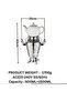 Dallah Al Khaleej 2-in-1 Electric Samovar with Teapot, 1000 Watts - GA-C921001 - 3