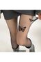 Butterfly Figured Pantyhose 40Kg-65Kg - 4