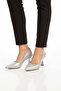 Silver Thin Heeled Women's Evening Dress Shoes 665140 Z - 2